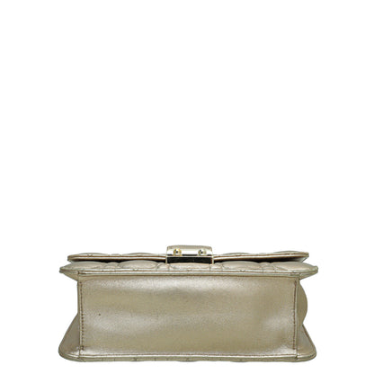Christian Dior Metallic Gold Miss Dior Promenade Chain Pouch Rovelle Bags