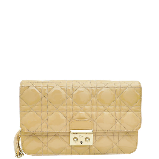 Christian Dior Beige Cannage Miss Dior Promenade Pouch Rovelle Bags