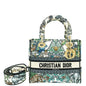 Christian Dior Multicolor Étoile De Voyage Embroidery Lady D-Lite Medium Bag Rovelle Bags