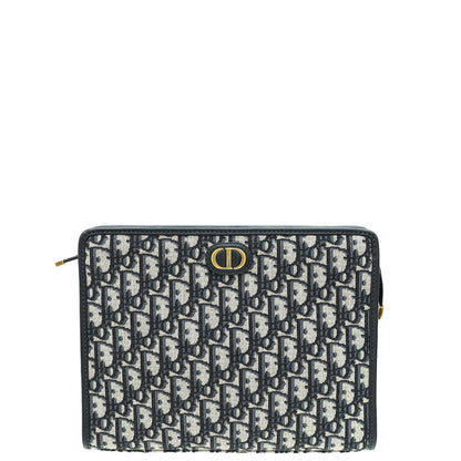 Christian Dior Blue Oblique 30 Montaigne Dea Pouch Rovelle Bags