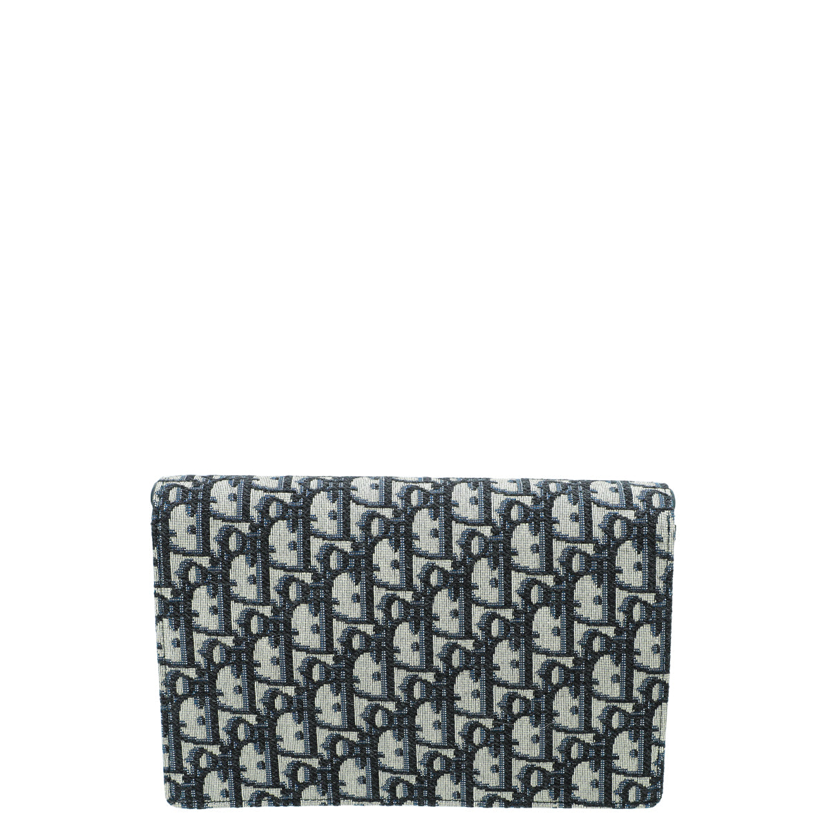 Christian Dior Blue Saddle Chain Pouch Rovelle Bags