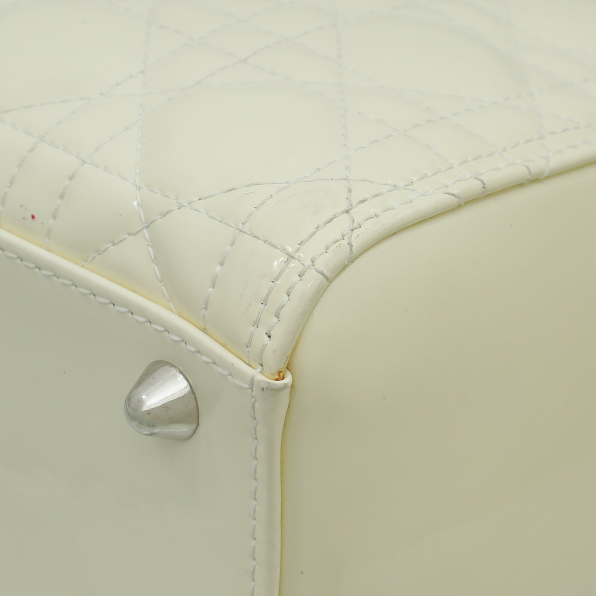 Christian Dior White Lady Dior Large Bag Rovelle Bags