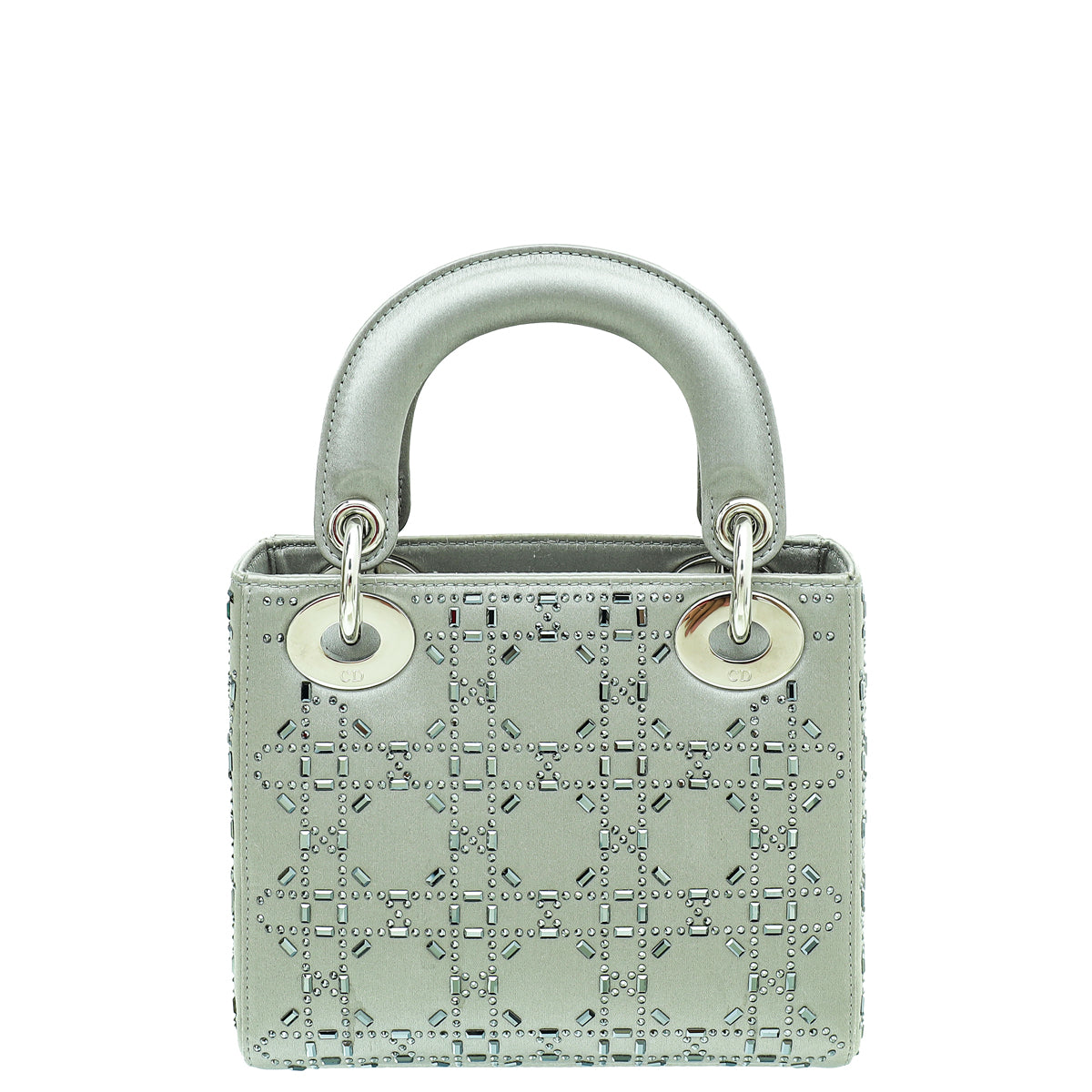 Dior Lady Dior Cannage Grey Handbag Rovelle Bags