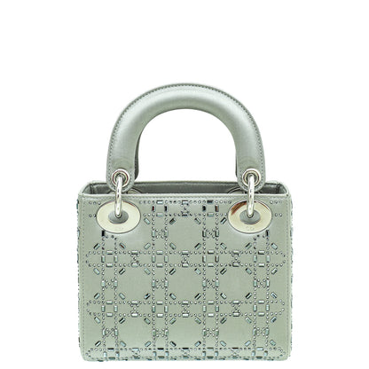 Dior Lady Dior Cannage Grey Handbag Rovelle Bags