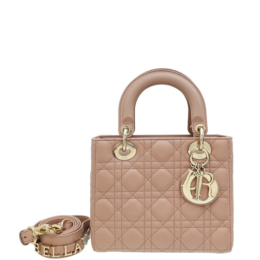 Christian Dior Blush Pink My Abcdior Lady Dior Small Bag Rovelle Bags