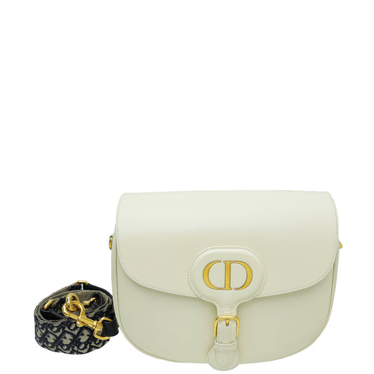 Christian Dior Cream Bobby Large Flap Bag Rovelle Bags