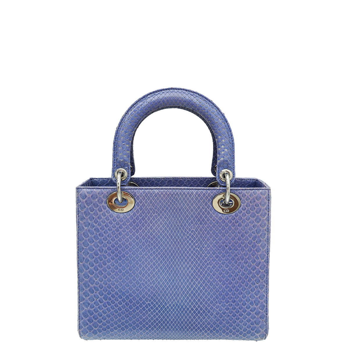 Christian Dior Lilac Lady Dior Python Medium Bag Rovelle Bags