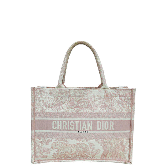 Christian Dior Bicolor Book Tote Toile De Jouy Embroidery Bodrum Medium Bag Rovelle Bags