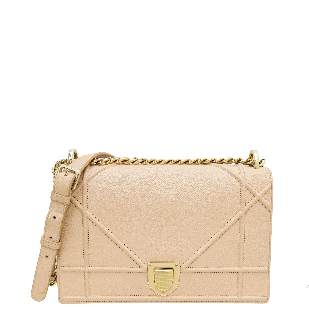 Christian Dior Light Pink Diorama Medium Flap Bag Rovelle Bags