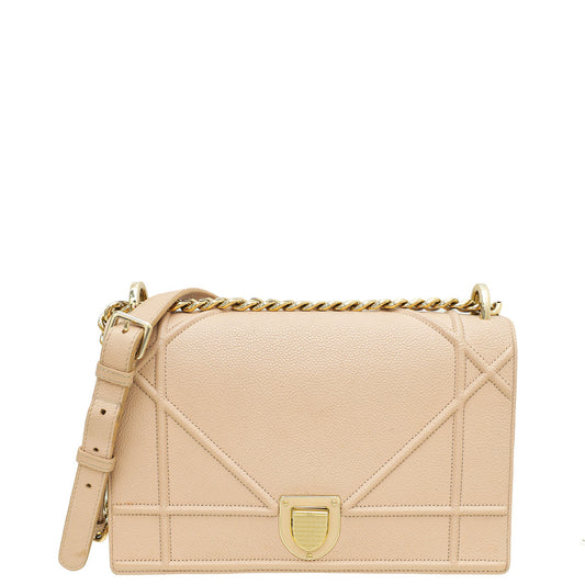 Christian Dior Light Pink Diorama Medium Flap Bag Rovelle Bags