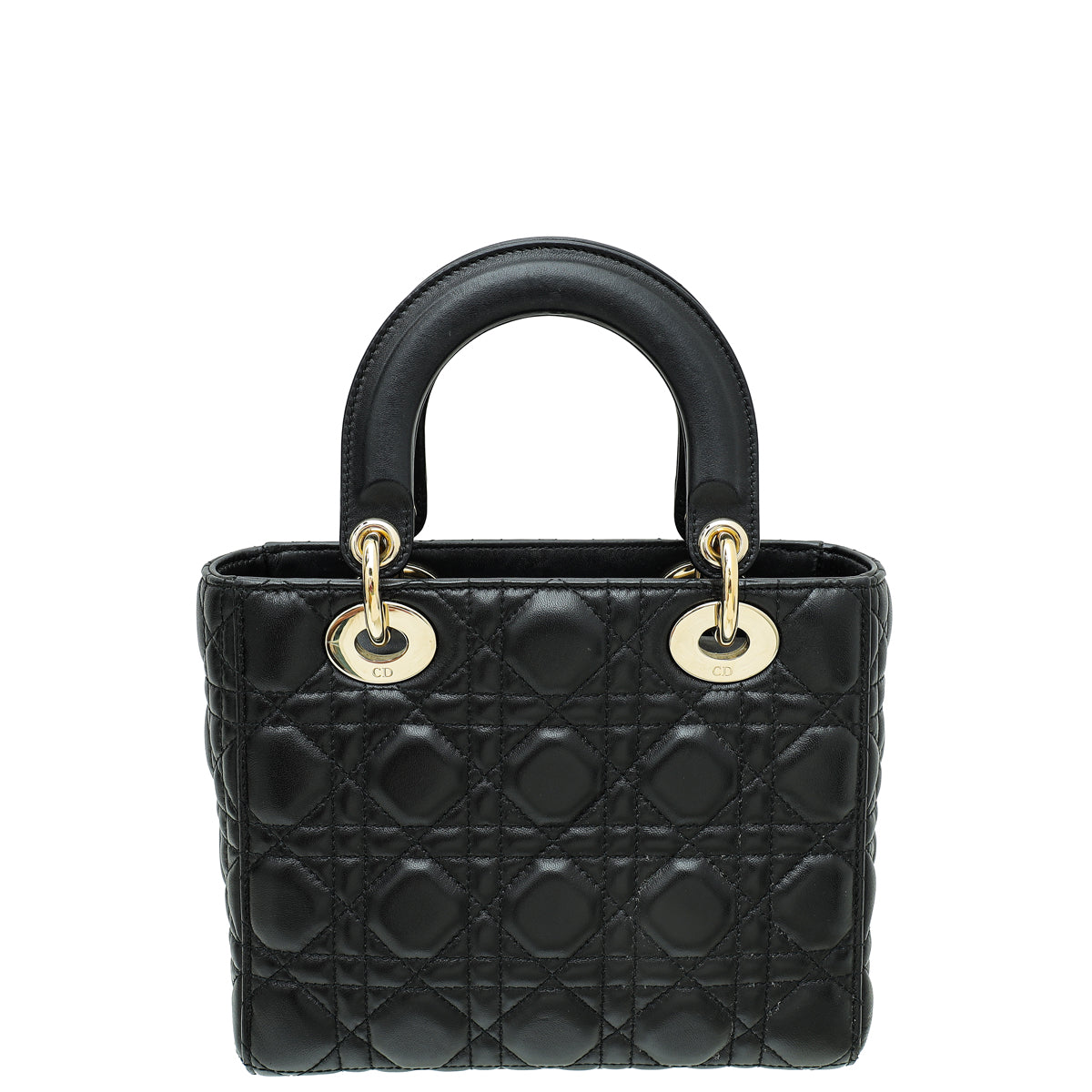 Christian Dior Black Lady Dior Small Bag Rovelle Bags