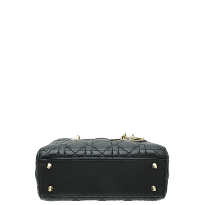 Christian Dior Black Lady Dior Small Bag Rovelle Bags