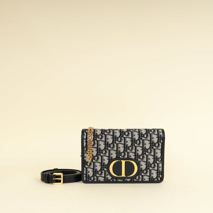 Dior 30 Montaigne Oblique Blue Shoulder Bag Style 9 Rovelle Bags