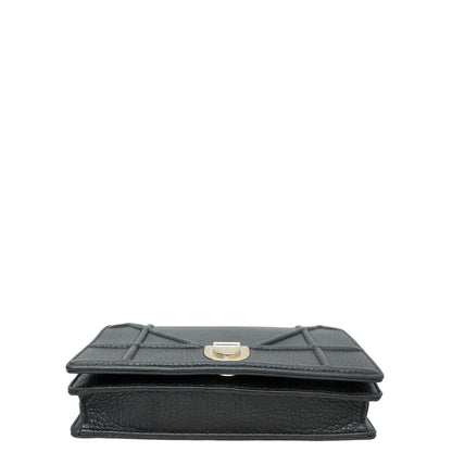 Christian Dior Black Diorama Chain Pouch Rovelle Bags