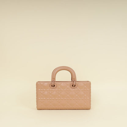 Christian Dior Rose De Vents Lady Dior D-Joy Cannage Diamond Medium Bag Rovelle Bags