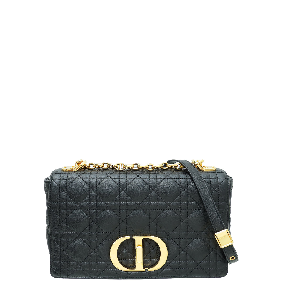 Christian Dior Black Caro Medium Bag Rovelle Bags