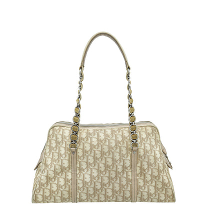 Christian Dior Beige Oblique Trotter Romantique Shoulder Bag Rovelle Bags