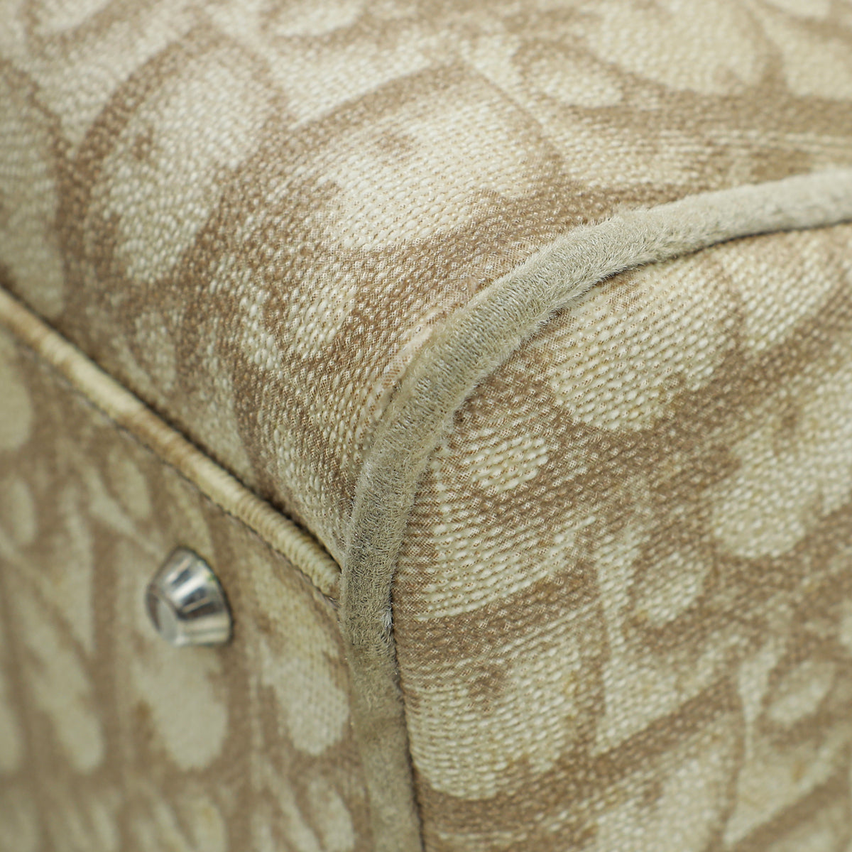 Christian Dior Beige Oblique Trotter Romantique Shoulder Bag Rovelle Bags