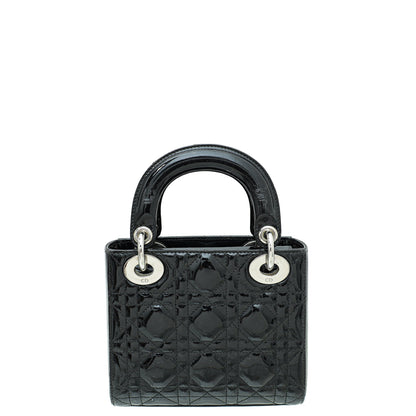Christian Dior Black Lady Dior Mini Strap Bag Rovelle Bags