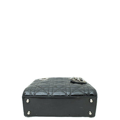 Christian Dior Black Lady Dior Mini Strap Bag Rovelle Bags