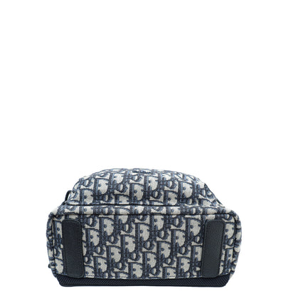 Christian Dior Navy Blue Oblique Backpack Small Bag Rovelle Bags