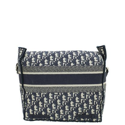 Christian Dior Blue Oblique Diorcamp Medium Bag Rovelle Bags