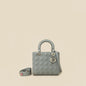Christian Dior Gray Lady Dior Medium Bag Rovelle Bags
