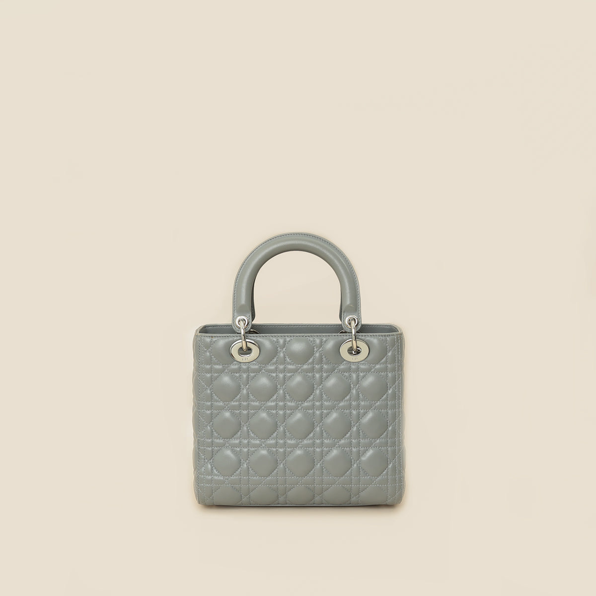 Christian Dior Gray Lady Dior Medium Bag Rovelle Bags