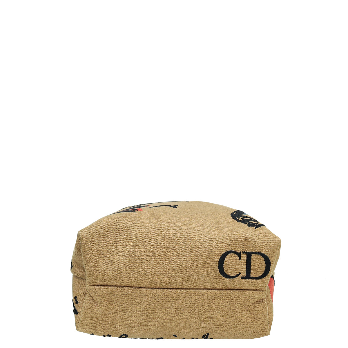 Christian Dior Brown Multicolor Sauvage Embroidered Tote Bag Rovelle Bags