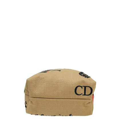 Christian Dior Brown Multicolor Sauvage Embroidered Tote Bag Rovelle Bags
