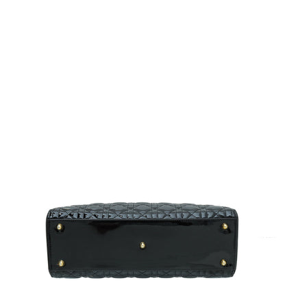 Christian Dior Black Lady Dior Bag Rovelle Bags