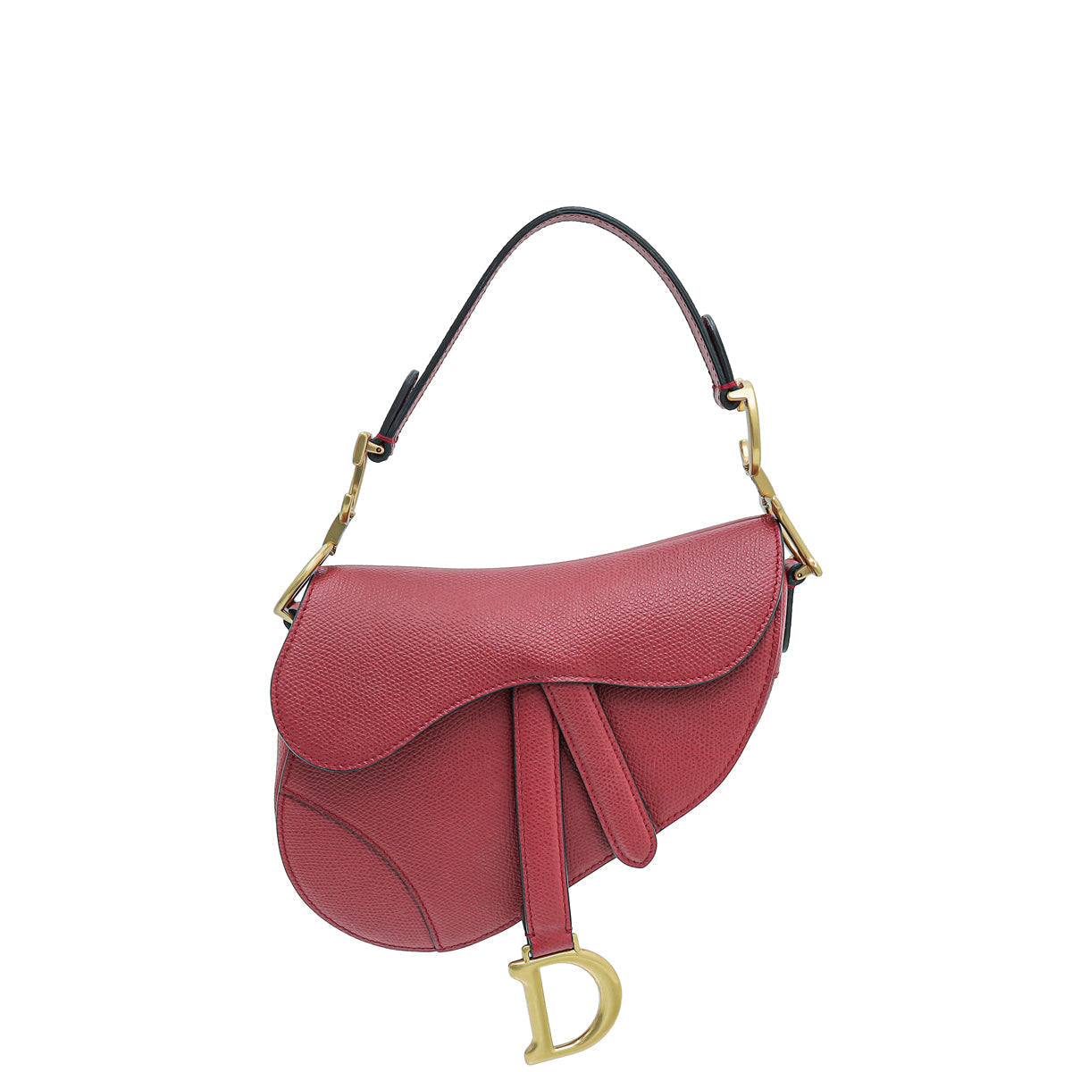 Christian Dior Red Mini Saddle Bag Rovelle Bags