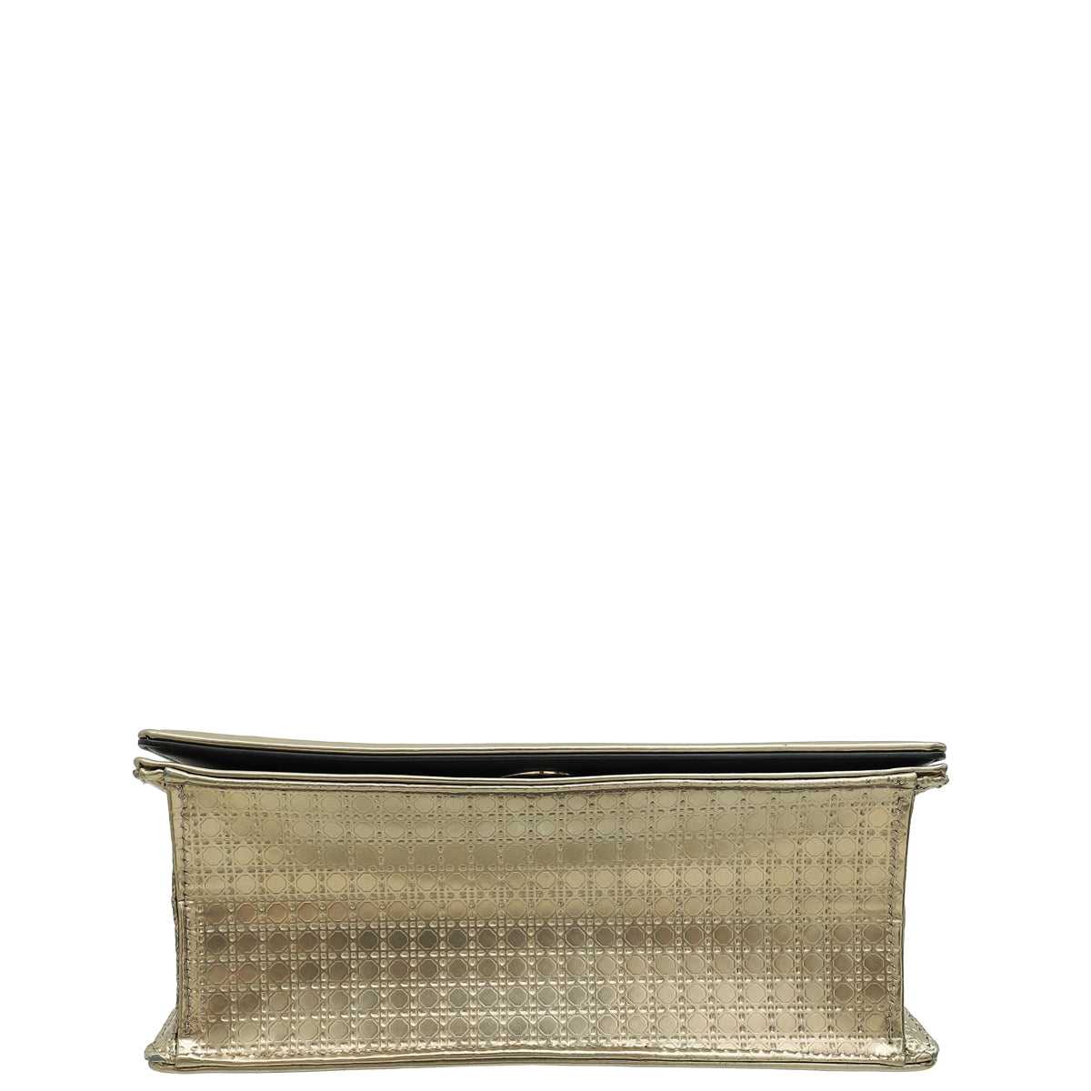 Christian Dior Metallic Champaign Micro Cannage Diorama Small Shoulder Bag Rovelle Bags