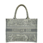 Christian Dior Grey Book Tote Toile De Jouy Medium Bag Rovelle Bags