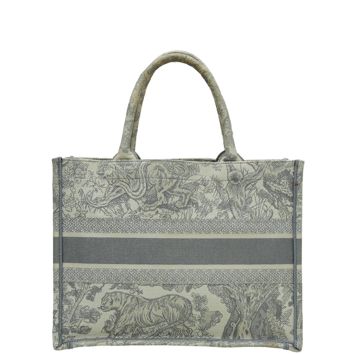 Christian Dior Grey Book Tote Toile De Jouy Medium Bag Rovelle Bags