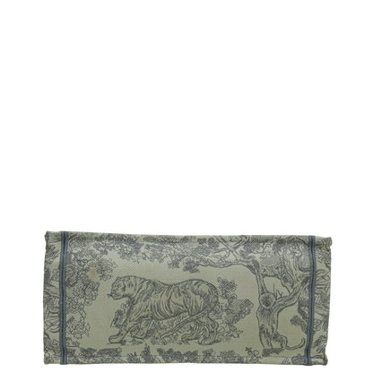 Christian Dior Grey Book Tote Toile De Jouy Medium Bag Rovelle Bags