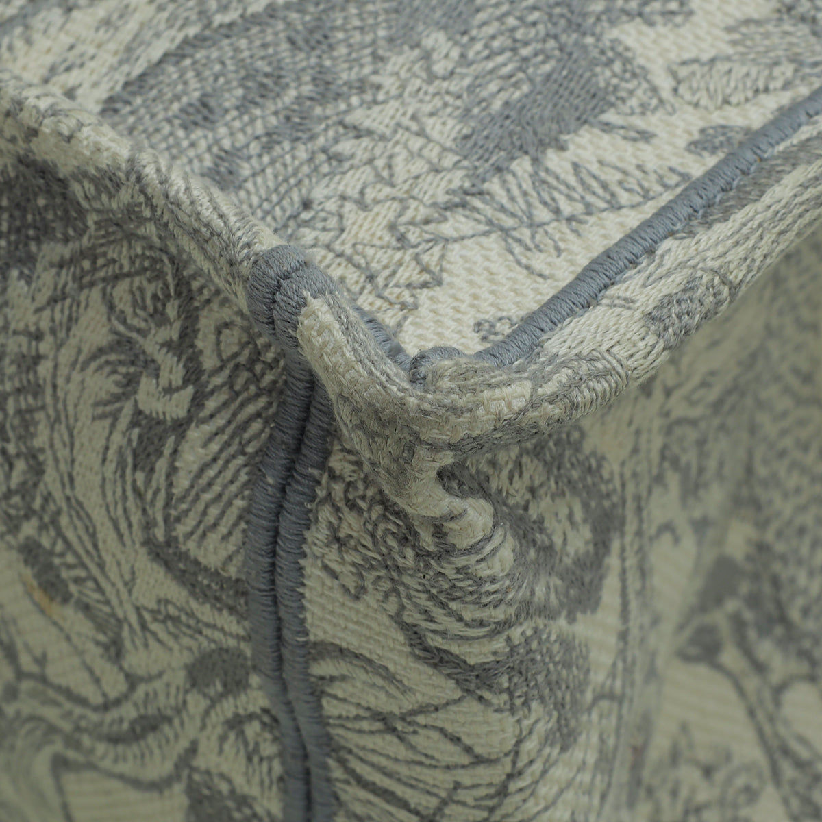 Christian Dior Grey Book Tote Toile De Jouy Medium Bag Rovelle Bags