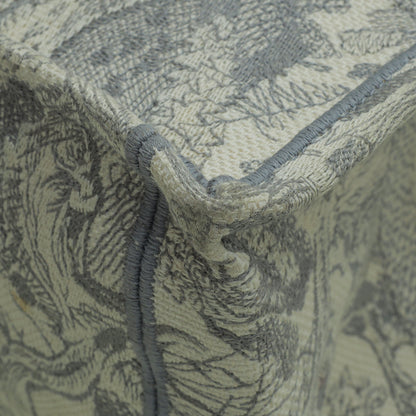 Christian Dior Grey Book Tote Toile De Jouy Medium Bag Rovelle Bags