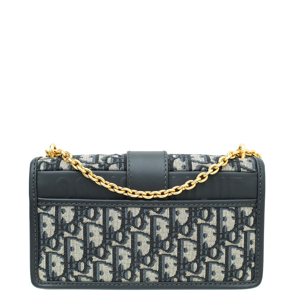 Christian Dior Blue Oblique 30 Montaigne East West Bag Rovelle Bags