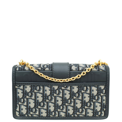 Christian Dior Blue Oblique 30 Montaigne East West Bag Rovelle Bags
