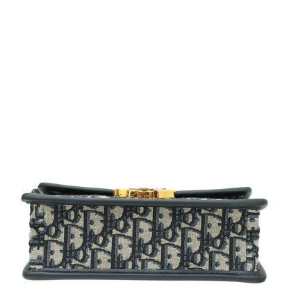 Christian Dior Blue Oblique 30 Montaigne East West Bag Rovelle Bags
