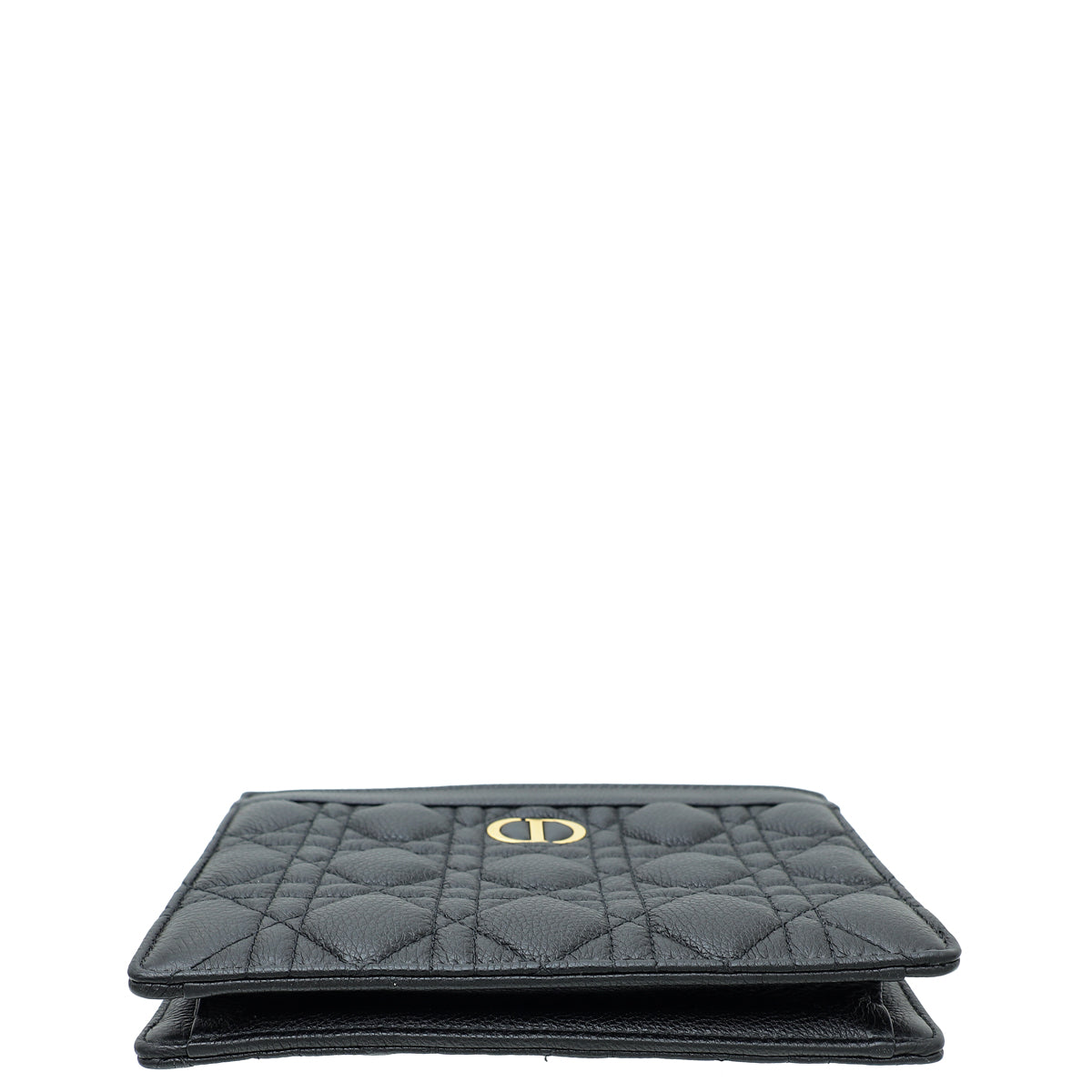 Christian Dior Black Caro Zipped Pouch With Chain Rovelle Bags
