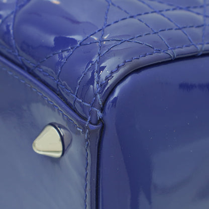 Christian Dior Violet Dior Lady Dior Medium Bag Rovelle Bags