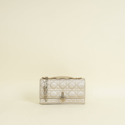 Christian Dior Metallic Light Gold My Dior Mini Bag Rovelle Bags