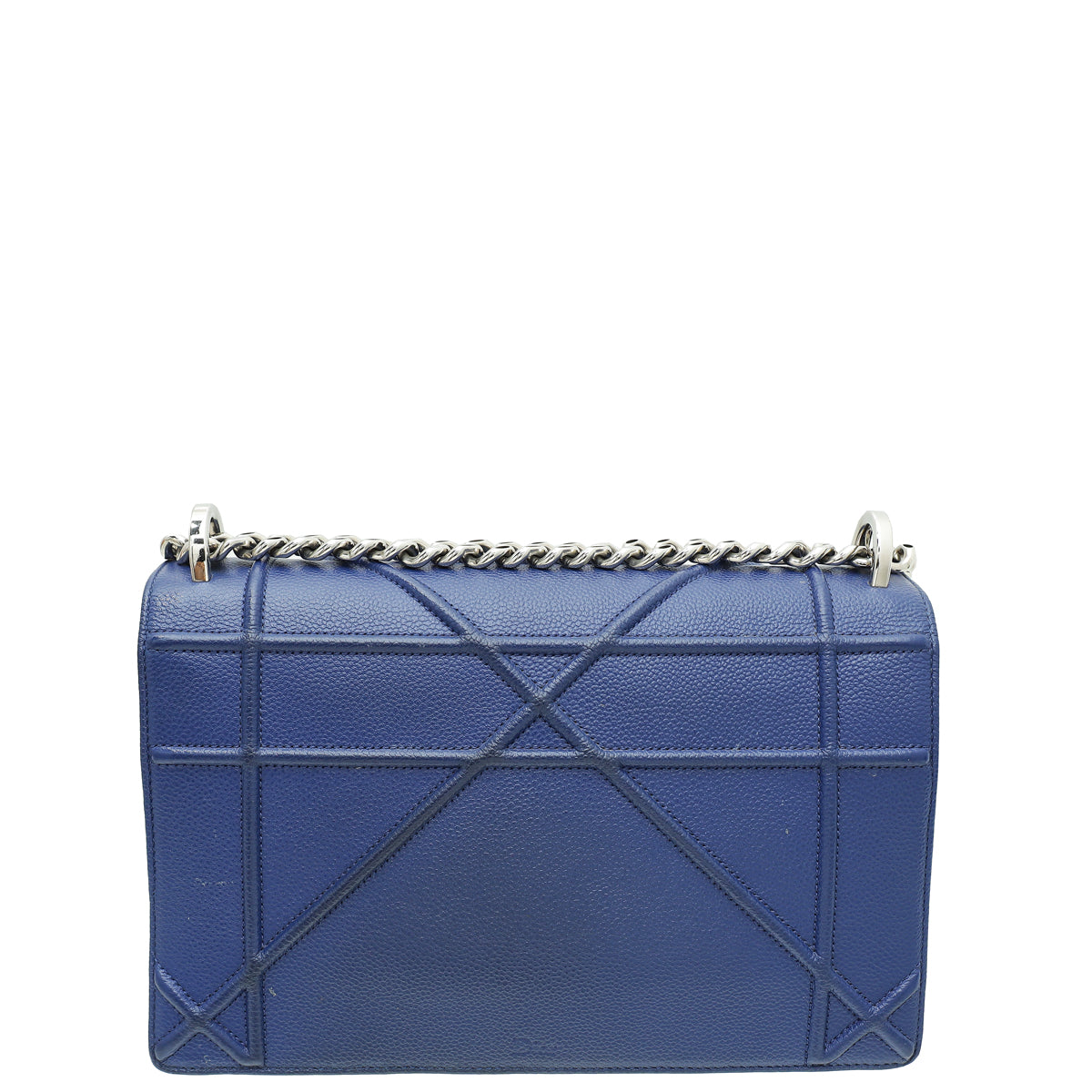 Christian Dior Royal Blue Diorama Medium Flap Bag Rovelle Bags