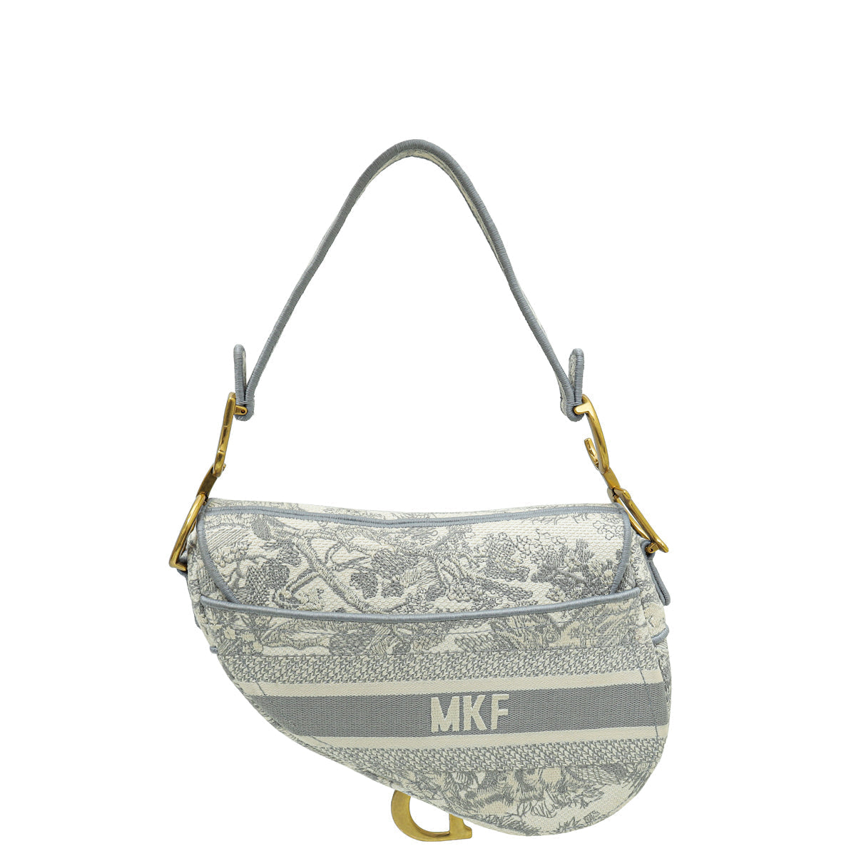 Dior Saddle Leather Crossbody Grey Rovelle Bags