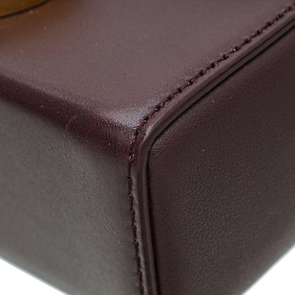 Christian Dior Burgundy 30 Montaigne Box Bag Rovelle Bags