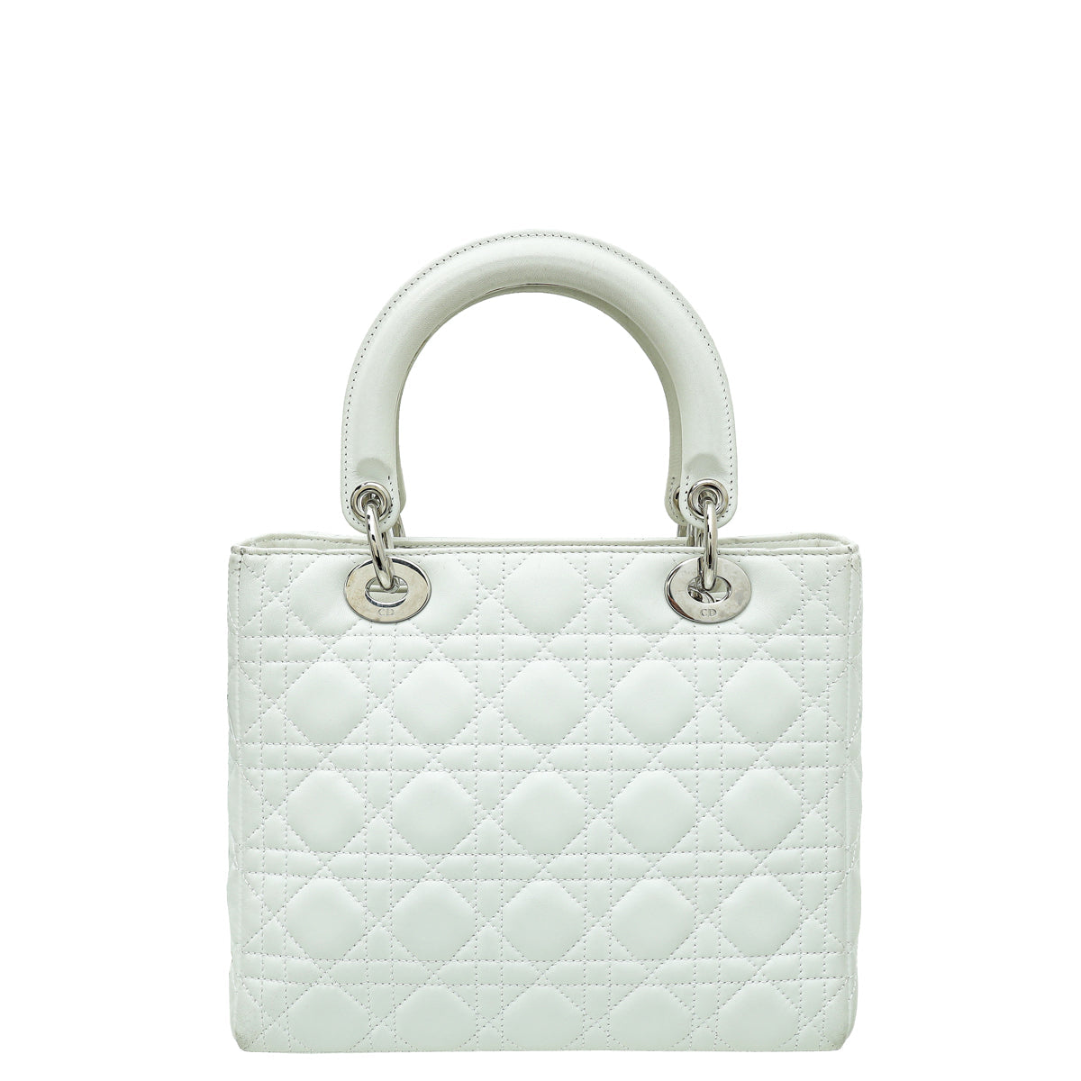 Christian Dior White Lady Dior Medium Bag Rovelle Bags