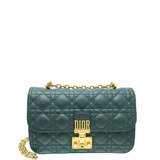 Christian Dior Emerald Green Dioraddict Flap Small Bag Rovelle Bags