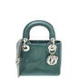 Christian Dior Dark Green Python Chain Mini Lady Dior Bag Rovelle Bags